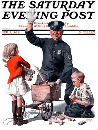 "Soapbox Wreck," Saturday Evening Post Cover, February 2, 1924