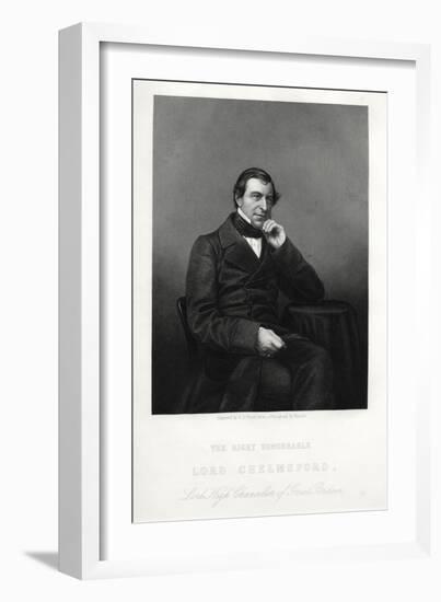 Frederic Thesiger, 1st Baron Chelmsford, English Jurist and Politician, C1880-DJ Pound-Framed Giclee Print