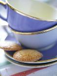 Empty Coffee Cups and Two Biscuits-Frederic Vasseur-Photographic Print