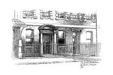 Thomas De Quincey's House, Soho, London, 1912-Frederick Adcock-Giclee Print