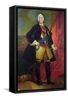 Frederick Augustus II (1696-1763) Elector of Saxony-Louis de Silvestre-Framed Stretched Canvas