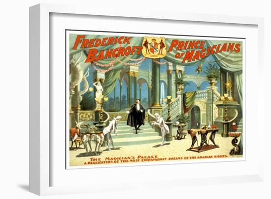 Frederick Bancroft, Prince of Magicians-null-Framed Art Print