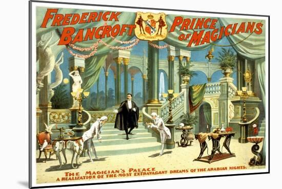 Frederick Bancroft, Prince of Magicians-null-Mounted Art Print