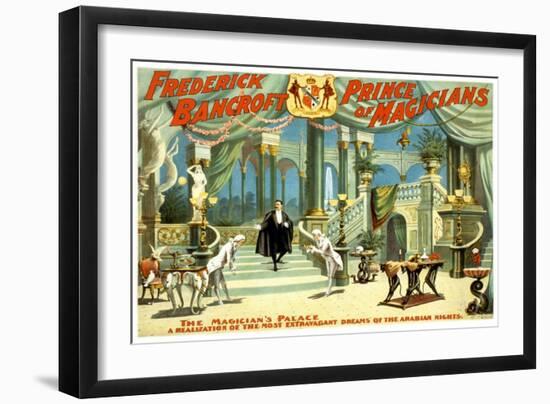 Frederick Bancroft, Prince of Magicians-null-Framed Art Print