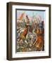 Frederick Barbarossa Is Wounded at the Battle of Legnano, 1176-Tancredi Scarpelli-Framed Giclee Print