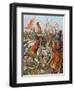 Frederick Barbarossa Is Wounded at the Battle of Legnano, 1176-Tancredi Scarpelli-Framed Giclee Print