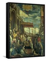 Frederick Barbarossa Rendering Public Homage to Alexander III-Federico Zuccari-Framed Stretched Canvas