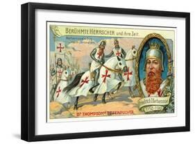 Frederick Barbarossa's Journey to Jerusalem, 3rd Crusade, 1189-1190-null-Framed Giclee Print