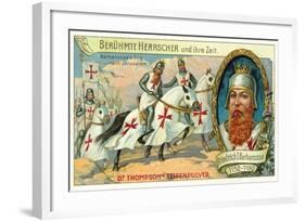 Frederick Barbarossa's Journey to Jerusalem, 3rd Crusade, 1189-1190-null-Framed Giclee Print