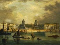 A View of Greenwich, from the River-Frederick Calvert-Giclee Print