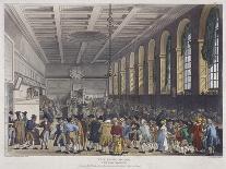 Fire at Custom House, London, 1814-Frederick Calvert-Giclee Print