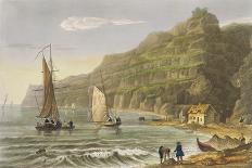 Shanklin Bay, from 'The Isle of Wight Illustrated, in a Series of Coloured Views'-Frederick Calvert-Giclee Print