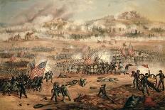 The Union Attack on Marye's Heights During the Battle of Fredericksburg, 13th December 1862-Frederick Carada-Mounted Giclee Print