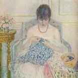 Woman at a Dressing Table-Frederick Carl Frieseke-Giclee Print