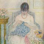 Summer Reading-Frederick Carl Frieseke-Giclee Print