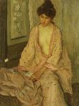 A Girl Sewing, C1894-1914, (1914)-Frederick Carl Frieseke-Giclee Print
