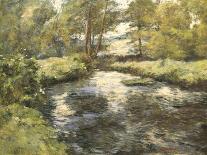 Fishing in a River in France-Frederick Charles Vipont Ede-Laminated Giclee Print