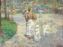 Central Park-Frederick Childe Hassam-Giclee Print