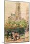 Frederick Childe Hassam St.Germain l'Auxerrois Art Print Poster-null-Mounted Poster