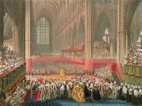 The Coronation of George IV in Westminster Abbey-Frederick Christian Lewis-Stretched Canvas