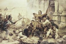 The Battle of Manila Bay. - Fighting a Six-Inch Gun on Board the Olympia-Frederick Coffay Yohn-Giclee Print