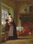 Early Sorrow, 1861-Frederick Daniel Hardy-Stretched Canvas