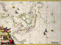 Map Of The World: 'Nova Orbis Tabula in Lucem Edita'. Amsterdam. 1680-Frederick de Wit-Framed Stretched Canvas