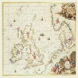Map of the World, circa 1680-Frederick de Wit-Mounted Giclee Print