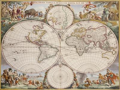 Map of the World, circa 1680