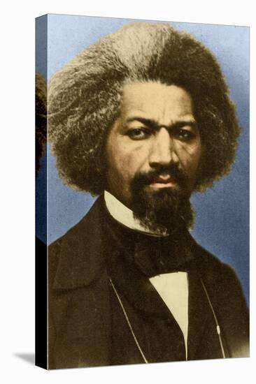 Frederick Douglass, American Abolitionist-Science Source-Stretched Canvas