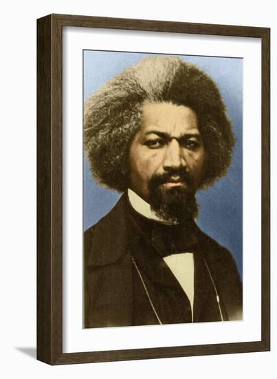 Frederick Douglass, American Abolitionist-Science Source-Framed Giclee Print