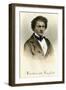 Frederick Douglass as a Young Man, with His Autograph-null-Framed Giclee Print