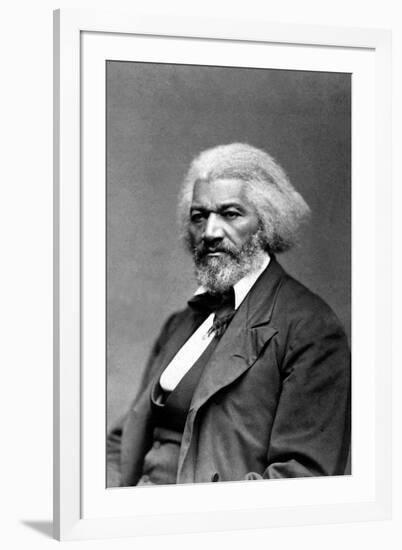 Frederick Douglass Seated Portrait-null-Framed Photo