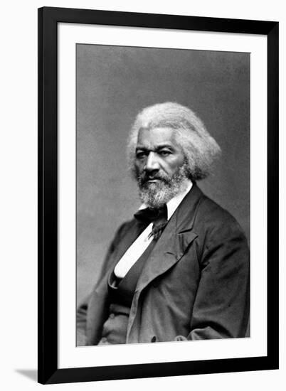 Frederick Douglass Seated Portrait-null-Framed Photo