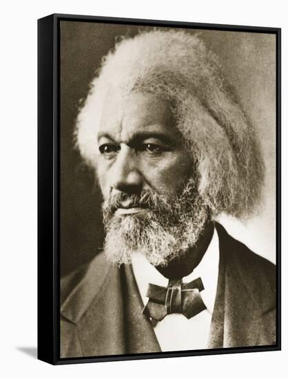 Frederick Douglass-Mathew Brady-Framed Stretched Canvas