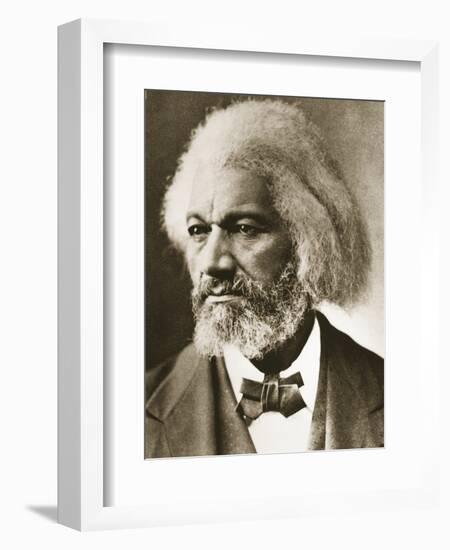 Frederick Douglass-Mathew Brady-Framed Premium Giclee Print