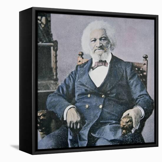 Frederick Douglass-Mathew Brady-Framed Stretched Canvas