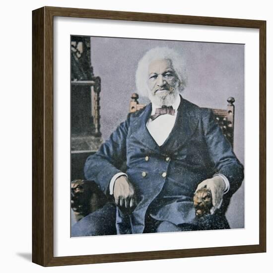 Frederick Douglass-Mathew Brady-Framed Giclee Print