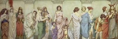 Great Women of Antiquity:Miriam, Rebecca, Semiramis, Penelope, Sappho, Cleopatra, Cornelia,…-Frederick Dudley Walenn-Mounted Giclee Print