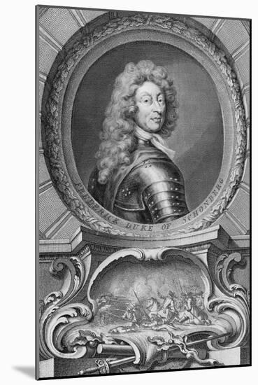 Frederick, Duke of Schomberg (1615-90)-Godfrey Kneller-Mounted Giclee Print