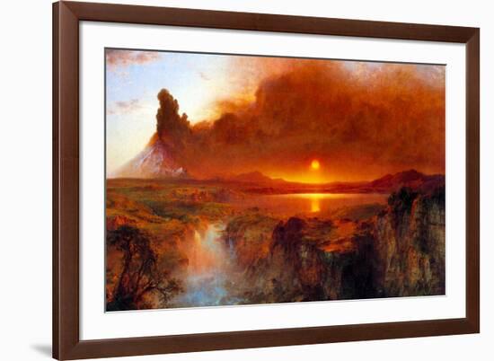 Frederick Edwin Church Cotopaxi Ecuador 1-null-Framed Art Print