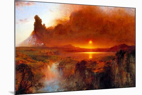 Frederick Edwin Church Cotopaxi Ecuador 1-null-Mounted Art Print