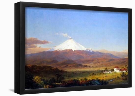 Frederick Edwin Church Cotopaxi Ecuador 2 Art Print Poster-null-Framed Poster