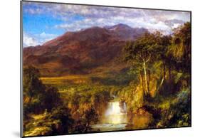 Frederick Edwin Church Heart Of The Andes Art Print Poster-null-Mounted Poster