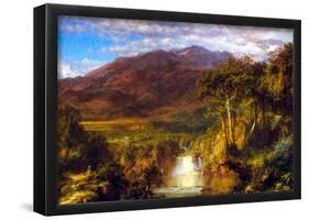 Frederick Edwin Church Heart Of The Andes Art Print Poster-null-Framed Poster