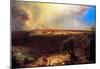 Frederick Edwin Church Jerusalem from the Mount of Olives Art Print Poster-null-Mounted Poster