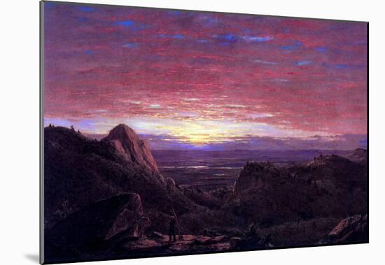 Frederick Edwin Church Morning Art Print Poster-null-Mounted Poster