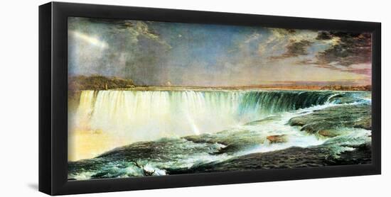 Frederick Edwin Church Niagara Falls Art Print Poster-null-Framed Poster