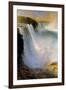 Frederick Edwin Church Niagara Falls from the American Side-null-Framed Art Print