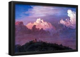 Frederick Edwin Church Olana in the Clouds Art Print Poster-null-Framed Poster